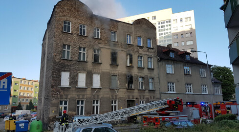 Pożar na Wawelskiej w Pile [VIDEO] - grafika