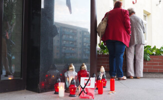 Protest przed sądami w kraju, również w Pile