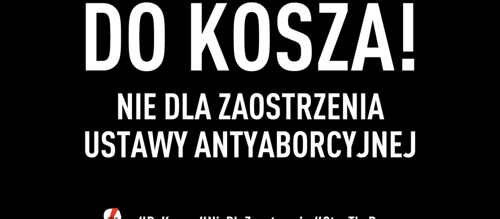 Protest przeciwko zaostrzeniu ustawy antyaborcyjnej