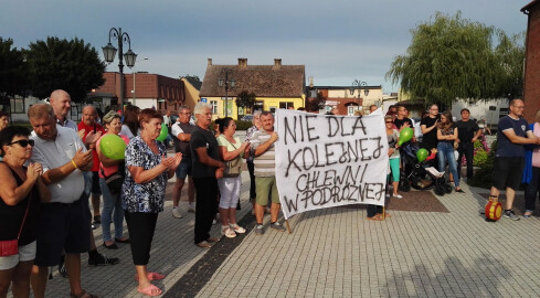 Protest mieszkańców Krajenki [GALERIA] - grafika