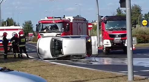 Wypadek na al. Wojska Polskiego w Pile - grafika