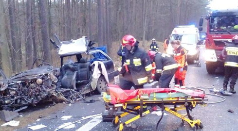 Śmiertelny wypadek na drodze krajowej nr 11 - grafika