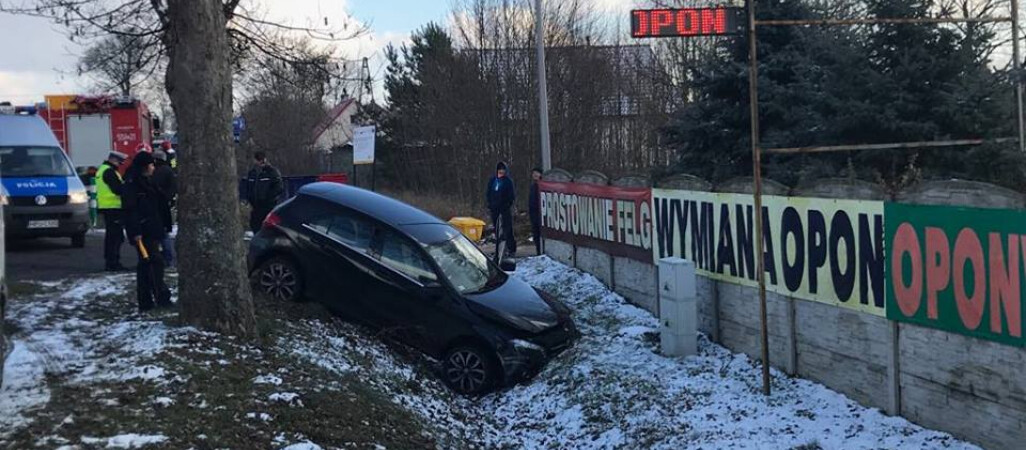 Wjechał do rowu. Wypadek na drodze Piła - Gorzów