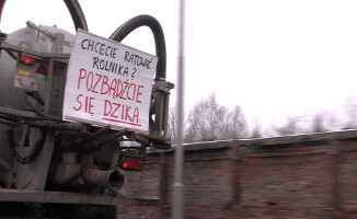 Protest rolników w Pile [ZDJĘCIA i VIDEO]