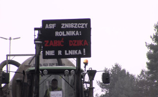 Protest rolników w Pile [ZDJĘCIA i VIDEO]