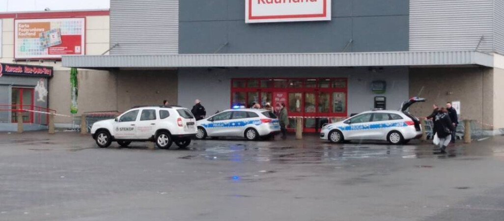 Market Kaufland ewakuowany. Informacja o bombie