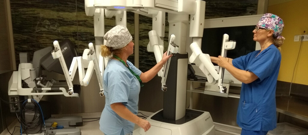 Robot da Vinci operuje onkologicznych pacjentów