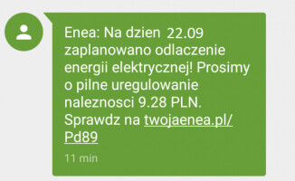 Uwaga na fałszywe SMS-y