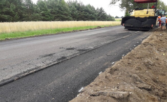 Trwa remont DK11 na odcinku Okonek - Lotyń