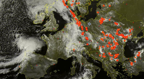 Gwałtowne burze i przejściowe ochłodzenie  - grafika