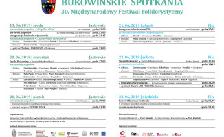 30. Międzynarodowy Festiwal Folklorystyczny „Bukowińskie Spotkania”