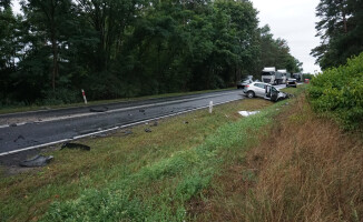 Tragedia w Kuźnicy Czarnkowskiej. Zginął kierowca ciężarówki