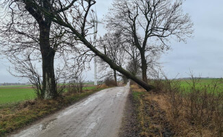 Wichury nad Polską. Strażacy walczą ze skutkami wiatru