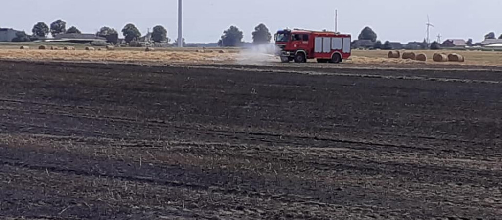 Seria pożarów. Paliły się kombajny, zboże i ścierniska