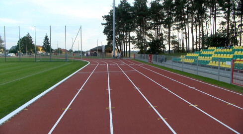 Przebudowa stadionu w Budzyniu - grafika