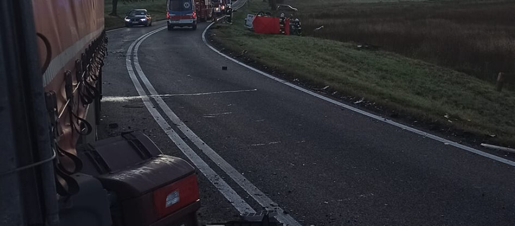 Dwie osoby zginęły w wypadku na drodze krajowej