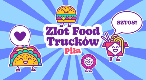 Zlot Food Trucków w Pile - rozstrzygnięcie konkursu - grafika