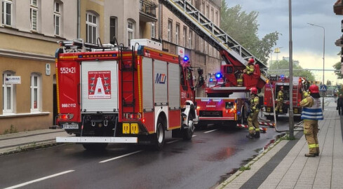 Pożar w kamienicy przy ul. 11 Listopada w Pile - grafika