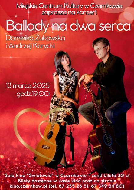 Koncert "Ballady na dwa serca" - grafika