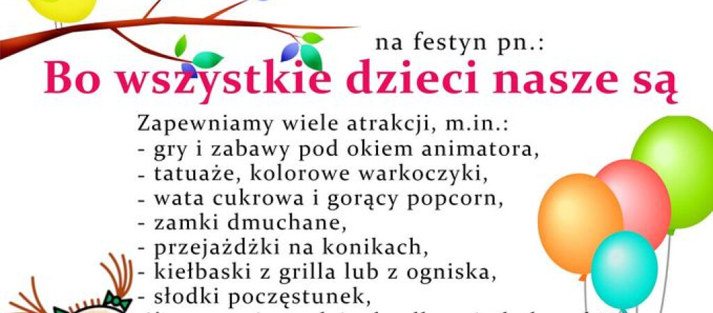 Festyn w Wolsku już w niedzielę 