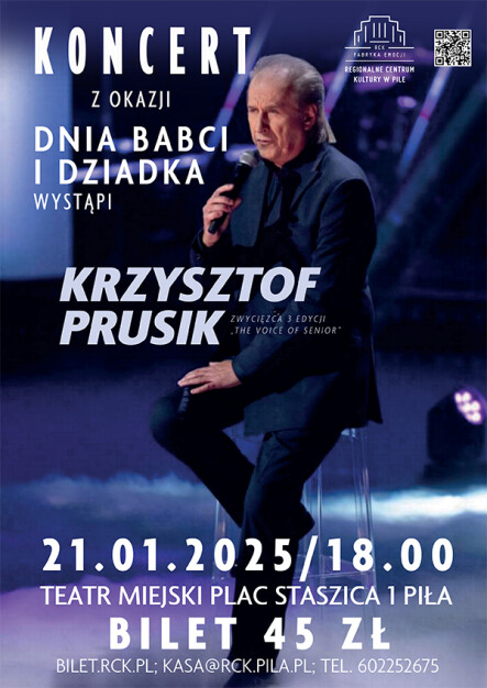 Krzysztof Prusik - koncert z okazji dnia babci i dziadka