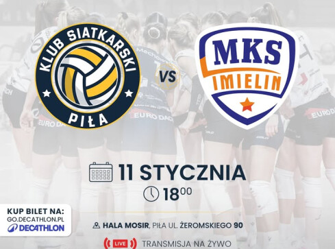 Mecz Ks Piła vs MKS COPCO Imielin - KONKURS - grafika