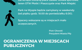 Miasto zamyka park, Wyspę, Płotki i Piachy 