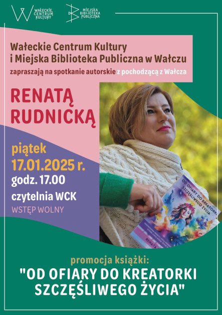 Spotkanie autorskie z Renatą Rudnicką