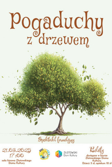 Pogaduchy z drzewem - spektakl familijny - grafika