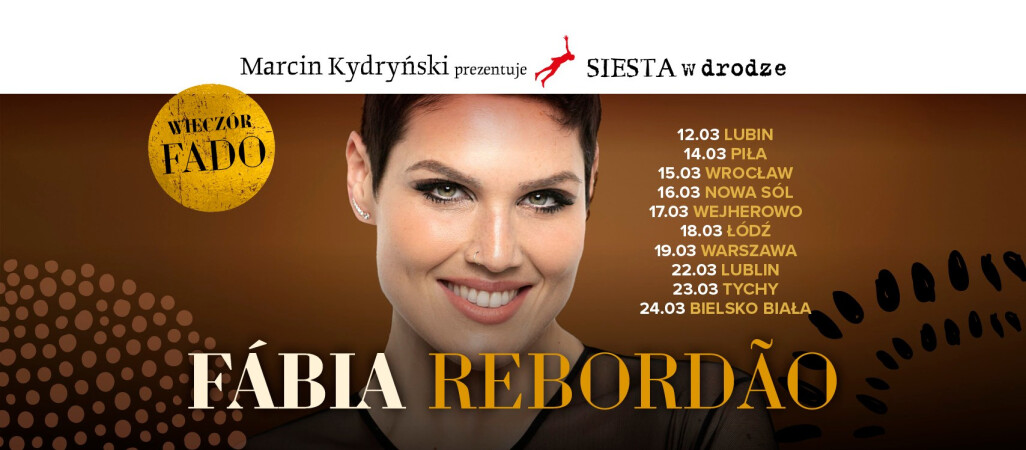 Siesta w drodze - wygraj bilety na koncert Fábi Rebordão 