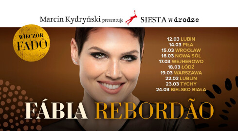 Siesta w drodze - wygraj bilety na koncert Fábi Rebordão 