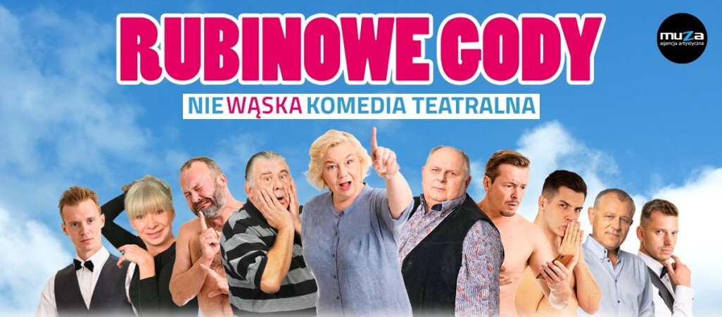 „Rubinowe gody” – spektakl komediowy który pokochała cała Polska! Już 15 marca w Pile!