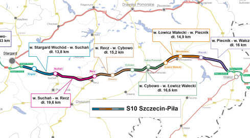 Kolejny krok do budowy S10 na trasie Szczecin – Piła. Otwarto ofert - grafika