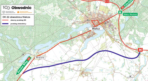 Południowa obwodnica Wałcza nabiera kształtu - grafika