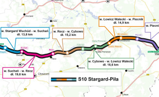 Ruszają przetargi na pierwsze trzy odcinki S10 Szczecin – Piła 