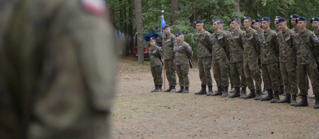 Oddział przygotowania wojskowego w jednej z pilskich szkół