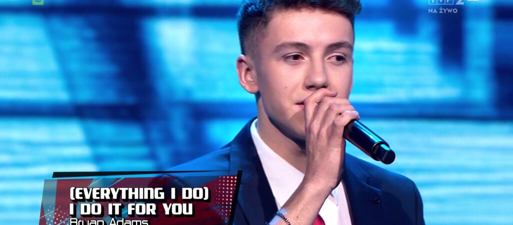 Nikodem Pajączek z Chodzieży na podium The Voice Kids