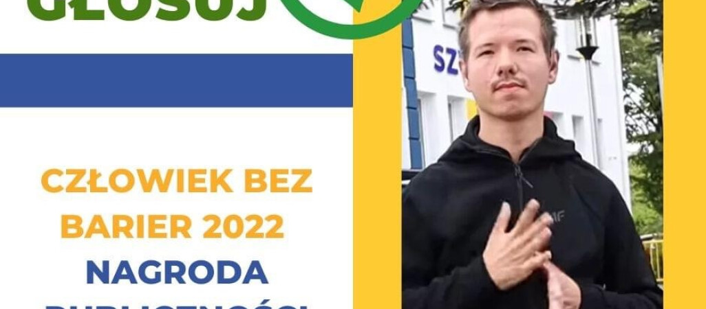 Szef stowarzyszenia Migacze z Piły zostanie "Człowiekiem bez barier"?