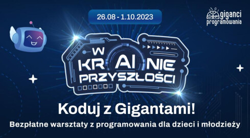 W kr(AI)nie przyszłości – warsztaty programowania dla dzieci - grafika