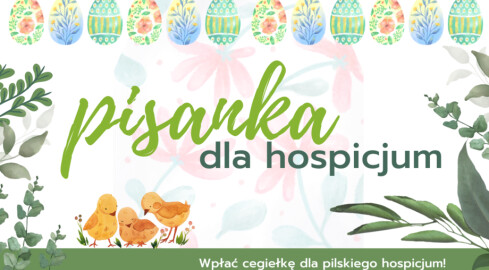 Pisanka dla pilskiego hospicjum - grafika