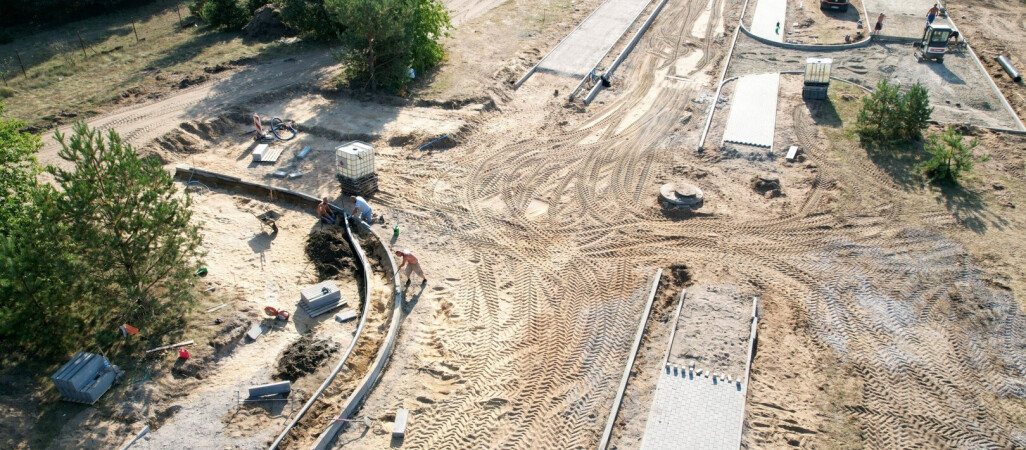 Szkolna na Zielonej Dolinie w budowie