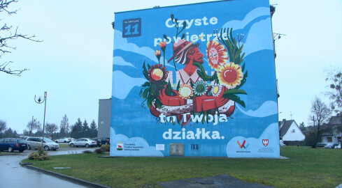 Trzcianka muralami stoi - grafika