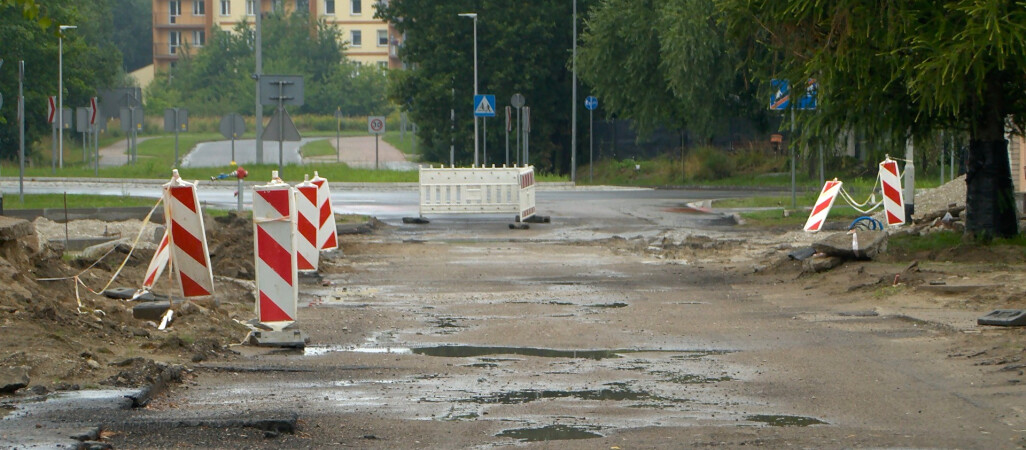 Dolne Miasto w Wałczu w remoncie 