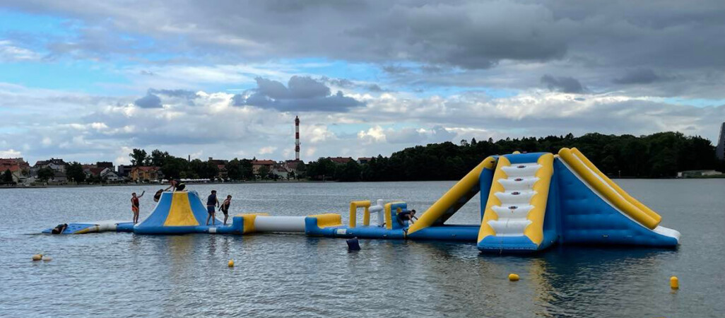 Park wodny nad jez. Raduń w Wałczu