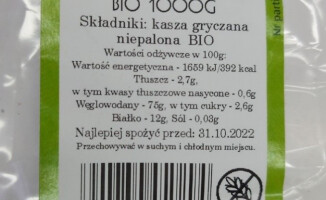 Kasza gryczana wycofana z obrotu. Może powodować alergię