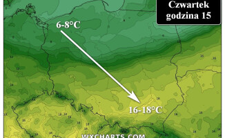 W środę kulminacja ciepła, od czwartku ochłodzenie