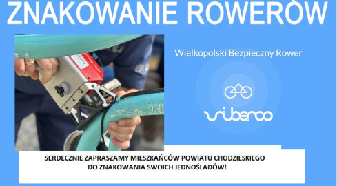 Jutro w Milczu akcja znakowania rowerów - grafika