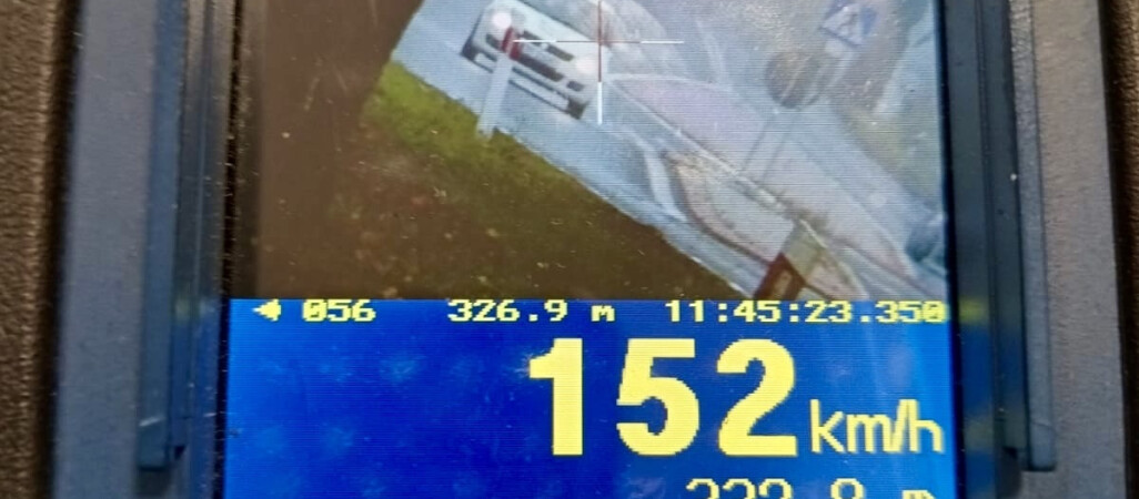 18-latek przekroczył prędkość o 102 km/h!