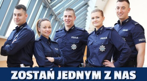 Zostań jednym z nas – zachęca policja - grafika