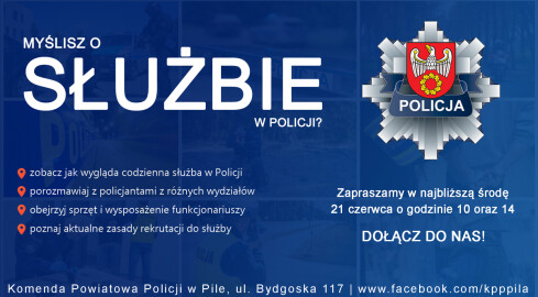 I ty możesz zostać policjantem - grafika